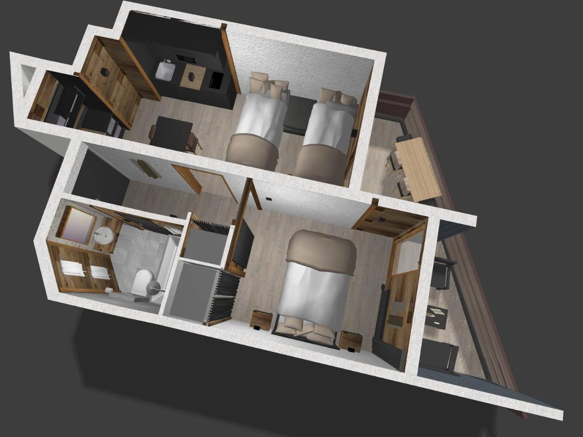 Les Cerfs - Appartement & Studio - Anzère Kültér fotó